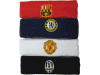 Повязка на голову с логотипами клубов: Inter, Juventus, Chelsea, Arsenal, Manchester United. Материал: махровая ткань.