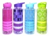Бутылка для воды. Метариал: пластик, силикон. Объём 700ML. 63108 